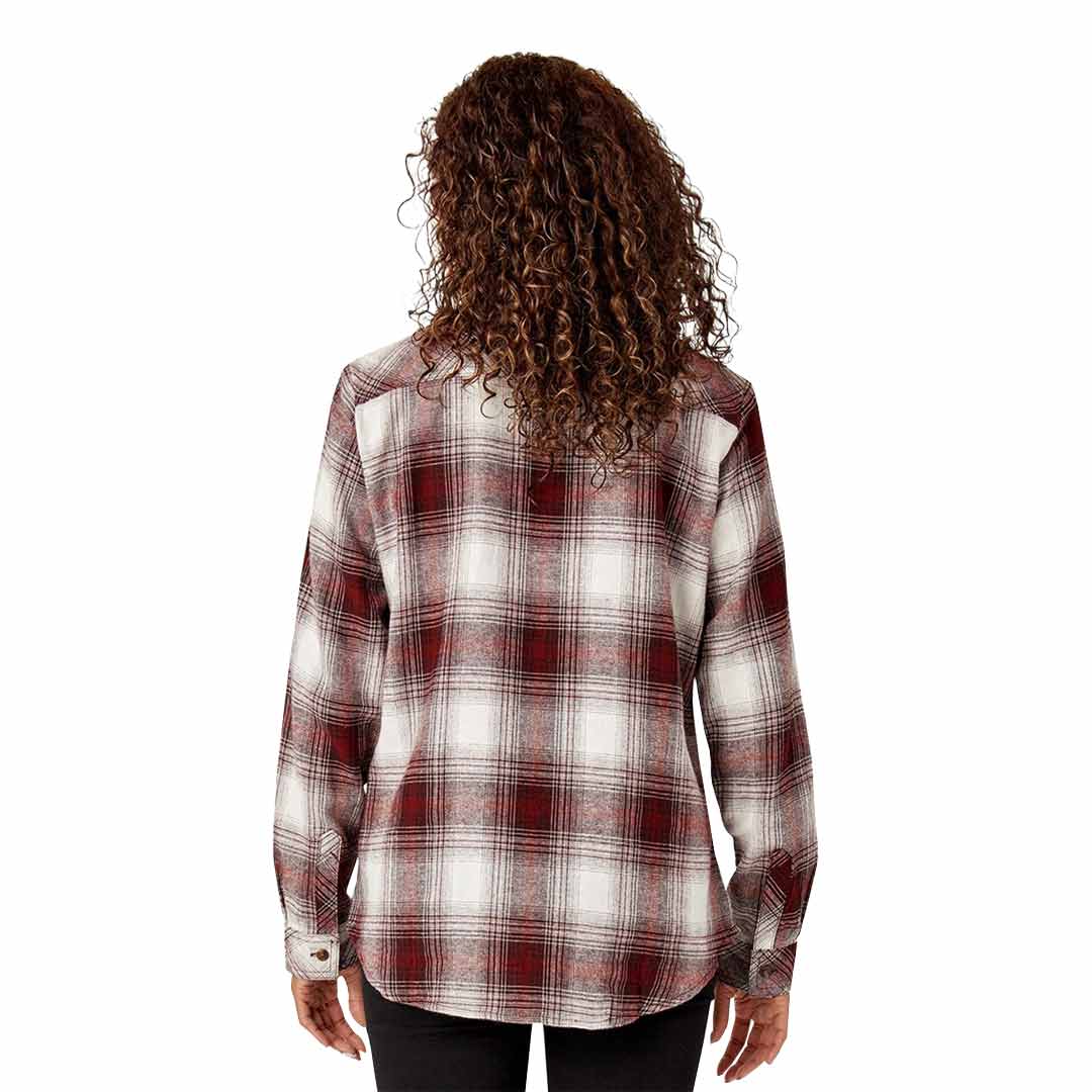 Dickies - Women's Long Sleeve Flannel Plaid Shirt (FL075C1X) - Image 3