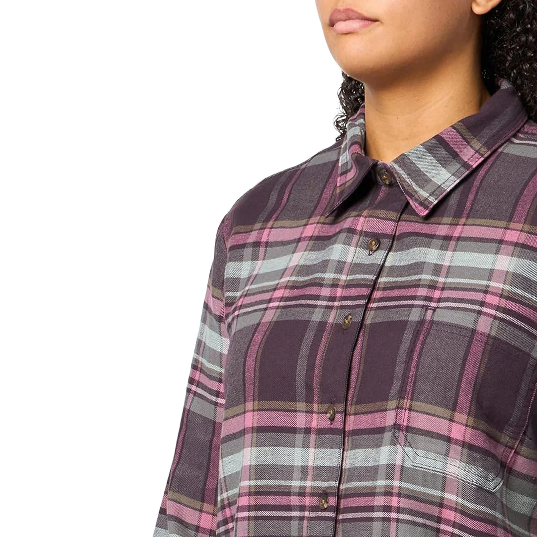 Dickies - Women's Long Sleeve Flannel Plaid Shirt (FL075J56) - Image 4