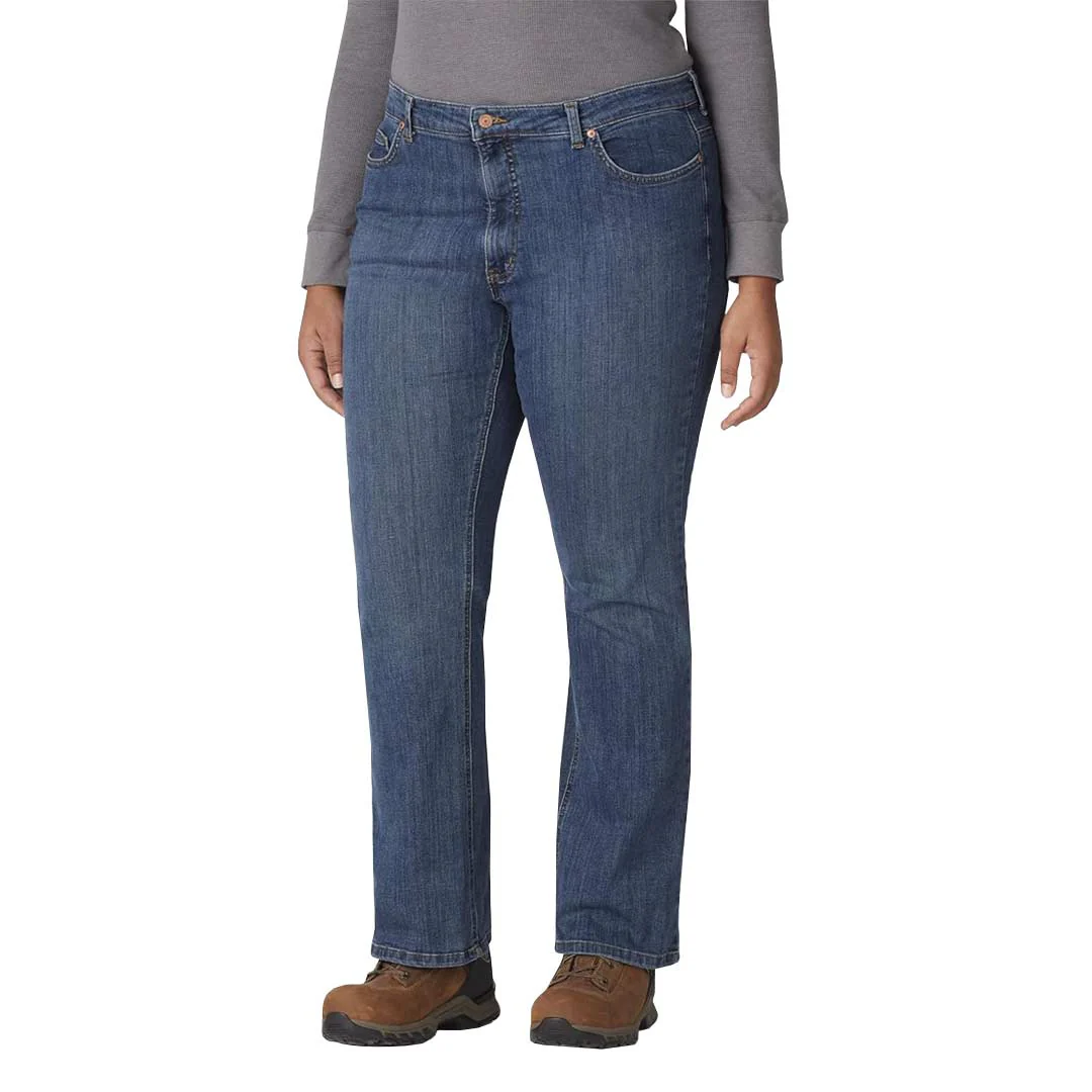 Dickies - Women's Perfect Shape Bootcut Jeans (Plus Size) (FDW147SNB) - Image 2