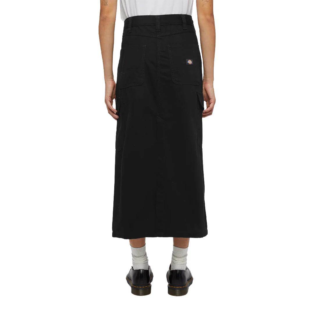 Dickies - Women's Washed Woven Duck Canvas Skirt (A4Z2RBLK) - Image 3