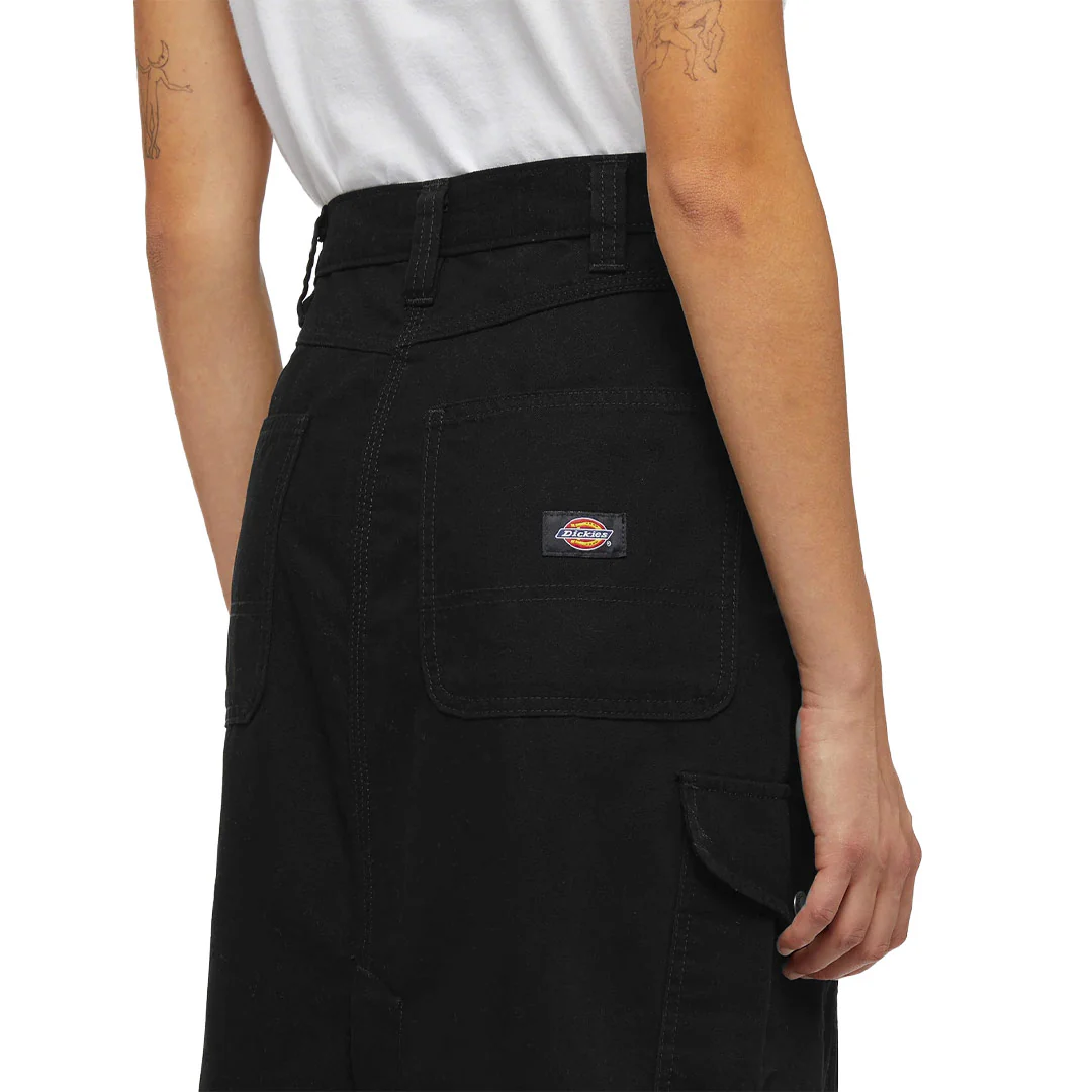 Dickies - Women's Washed Woven Duck Canvas Skirt (A4Z2RBLK) - Image 4