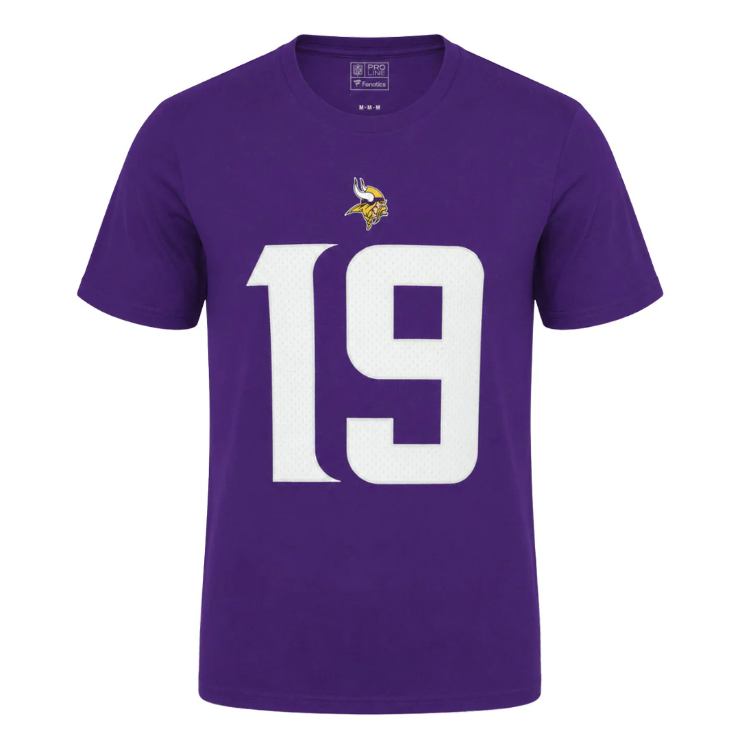 Fanatics - Men's Minnesota Vikings Adam Thielen T-Shirt (NFL0349MVI VIKINGS)