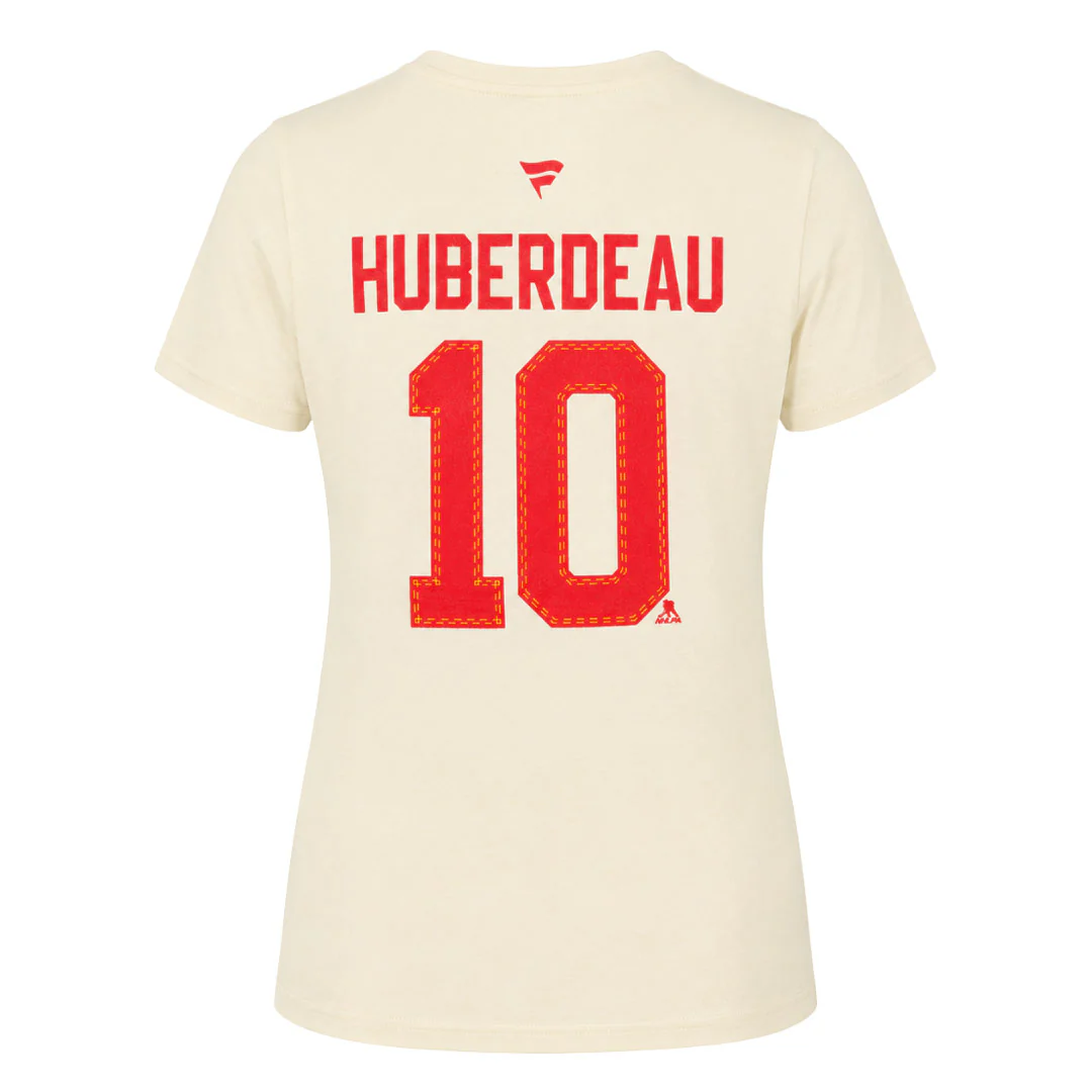 Fanatics - Women's Calgary Flames Jonathan Huberdeau Short Sleeve T-Shirt (3R52 6001 HH1 T85) - Image 2