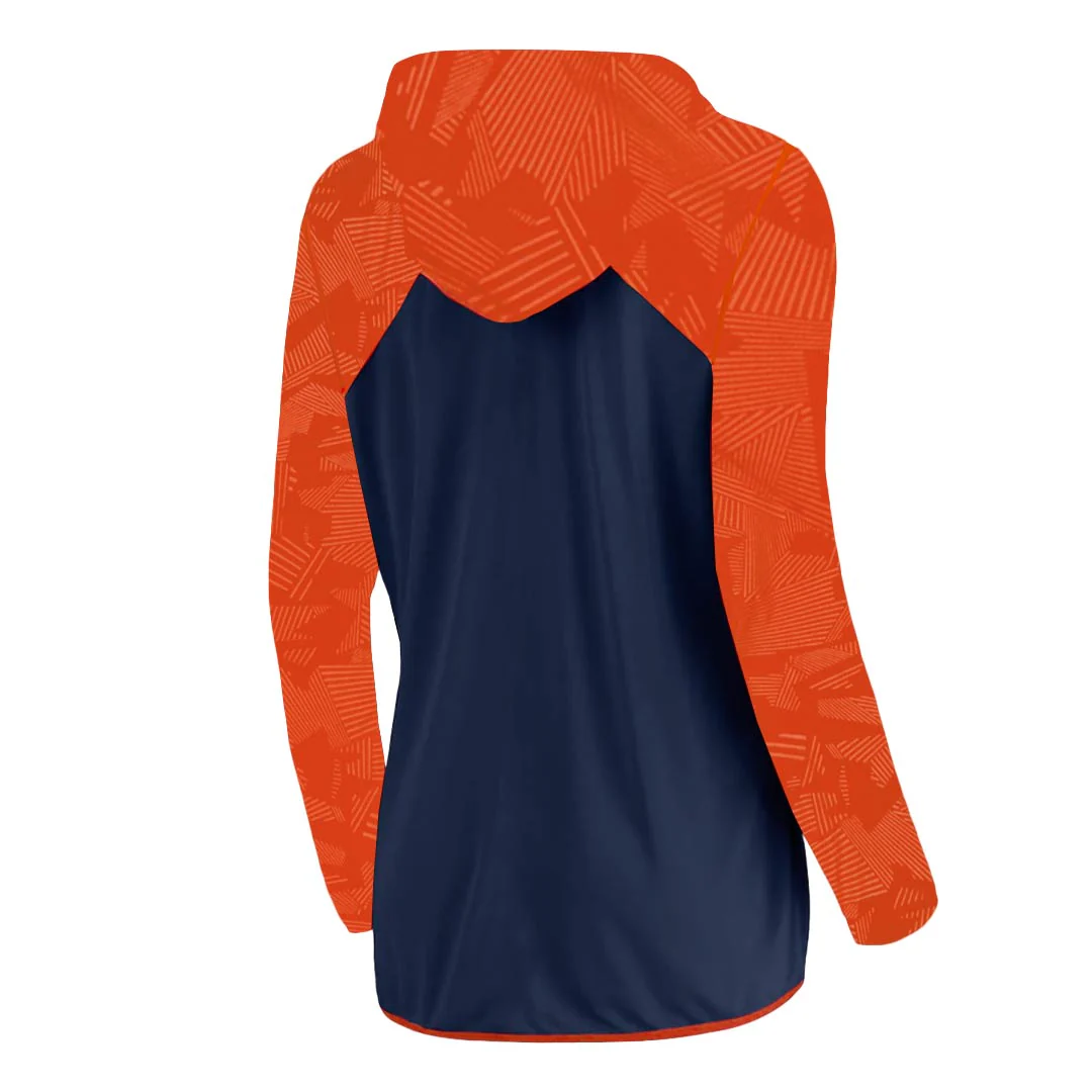 Fanatics - Women's Chicago Bears Full Zip Lightweight Hoodie (3AA6 983E 7Q 80Z) - Image 2