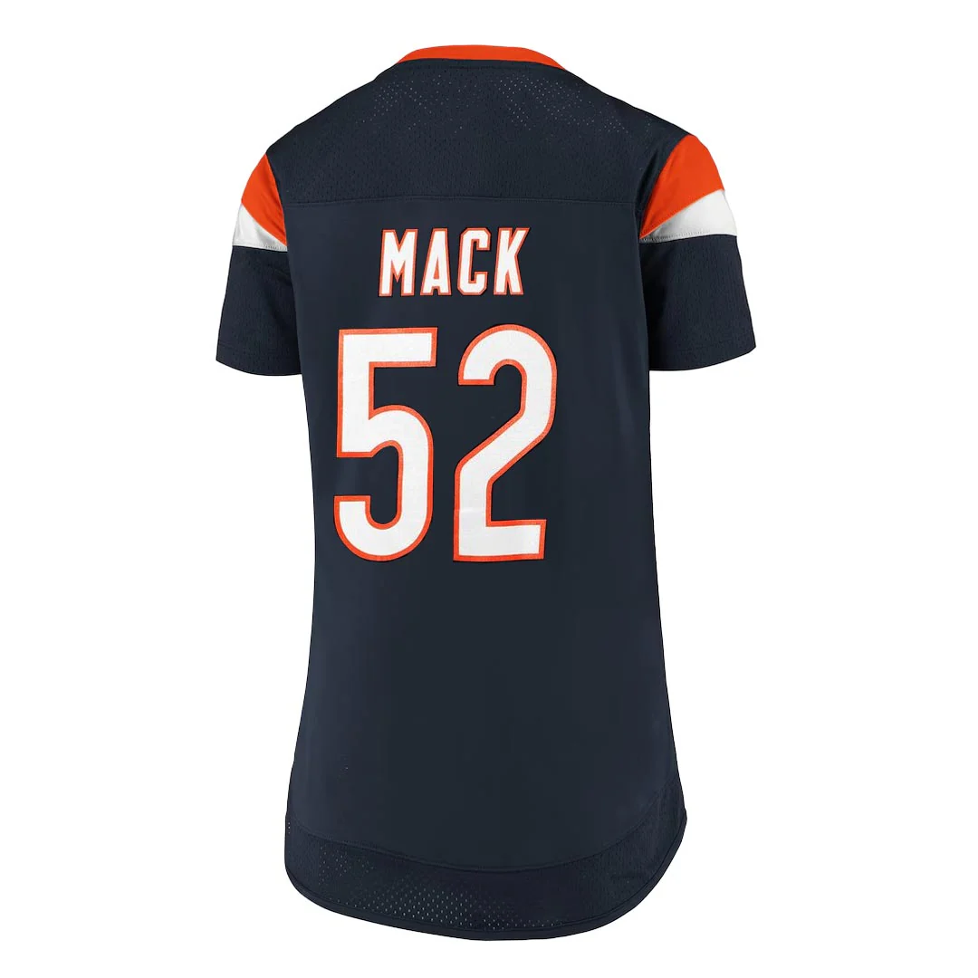 Fanatics - Women's Chicago Bears Khalil Mack Draft Me Lace-Up T-Shirt (3Z25 A828 7QF 2DA) - Image 2