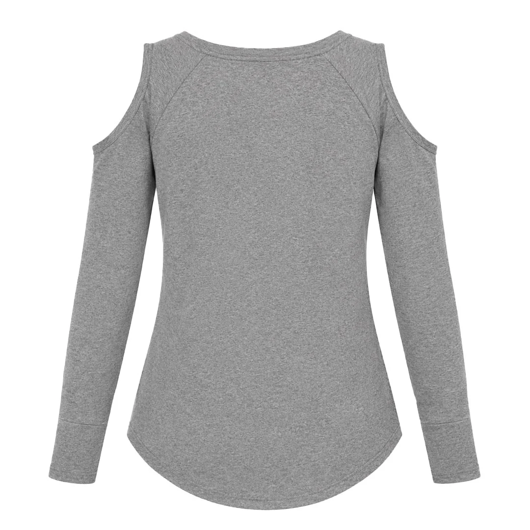Fanatics - Women's Minnesota Vikings Cutout Long Sleeve T-Shirt (MAE3 VIKINGS LS TEE) - Image 2