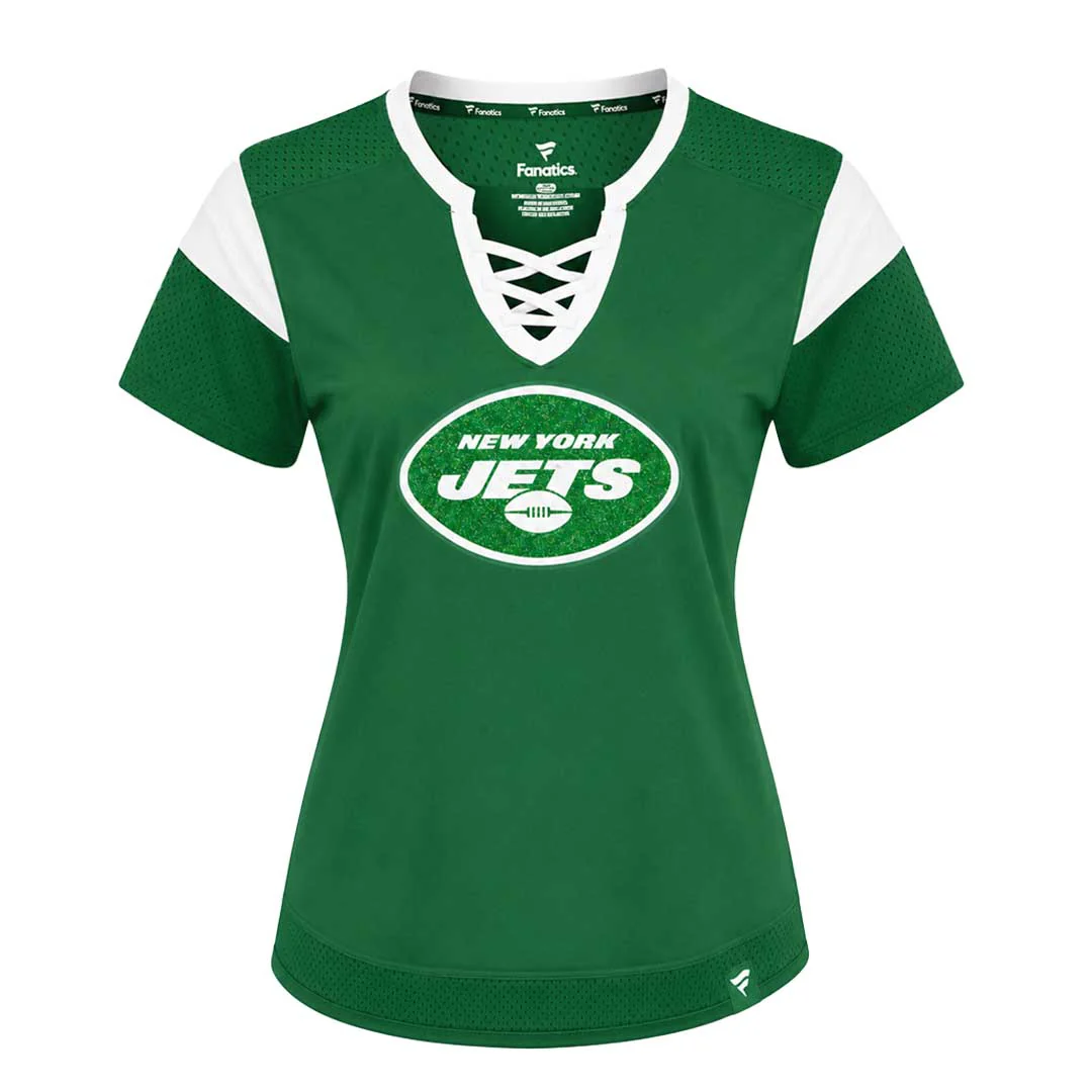 Fanatics - Women's New York Jets V-Neck Jersey (3Z25 A821 9Z D6J)