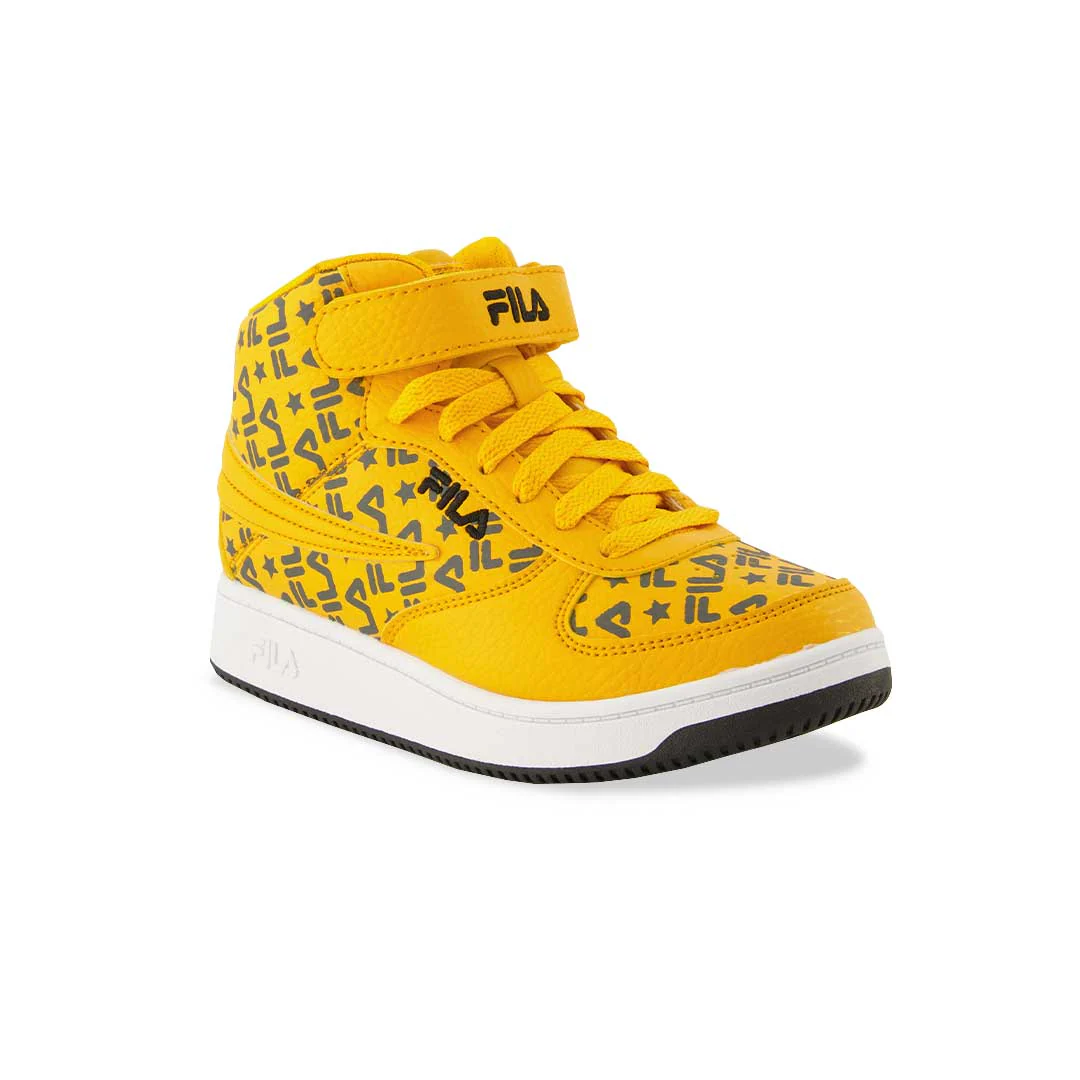 FILA - Kids' (Preschool & Junior) A-High Stealth Stars Shoes (3BM01778 702) - Image 3
