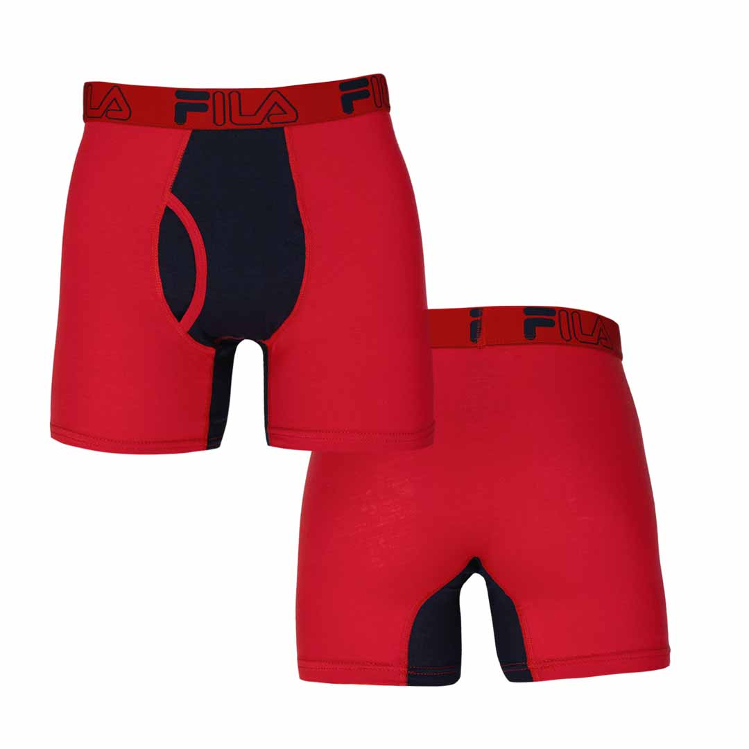 FILA - Men's 4 Pack Boxer Brief (FM312BXCS28 600) - Image 4