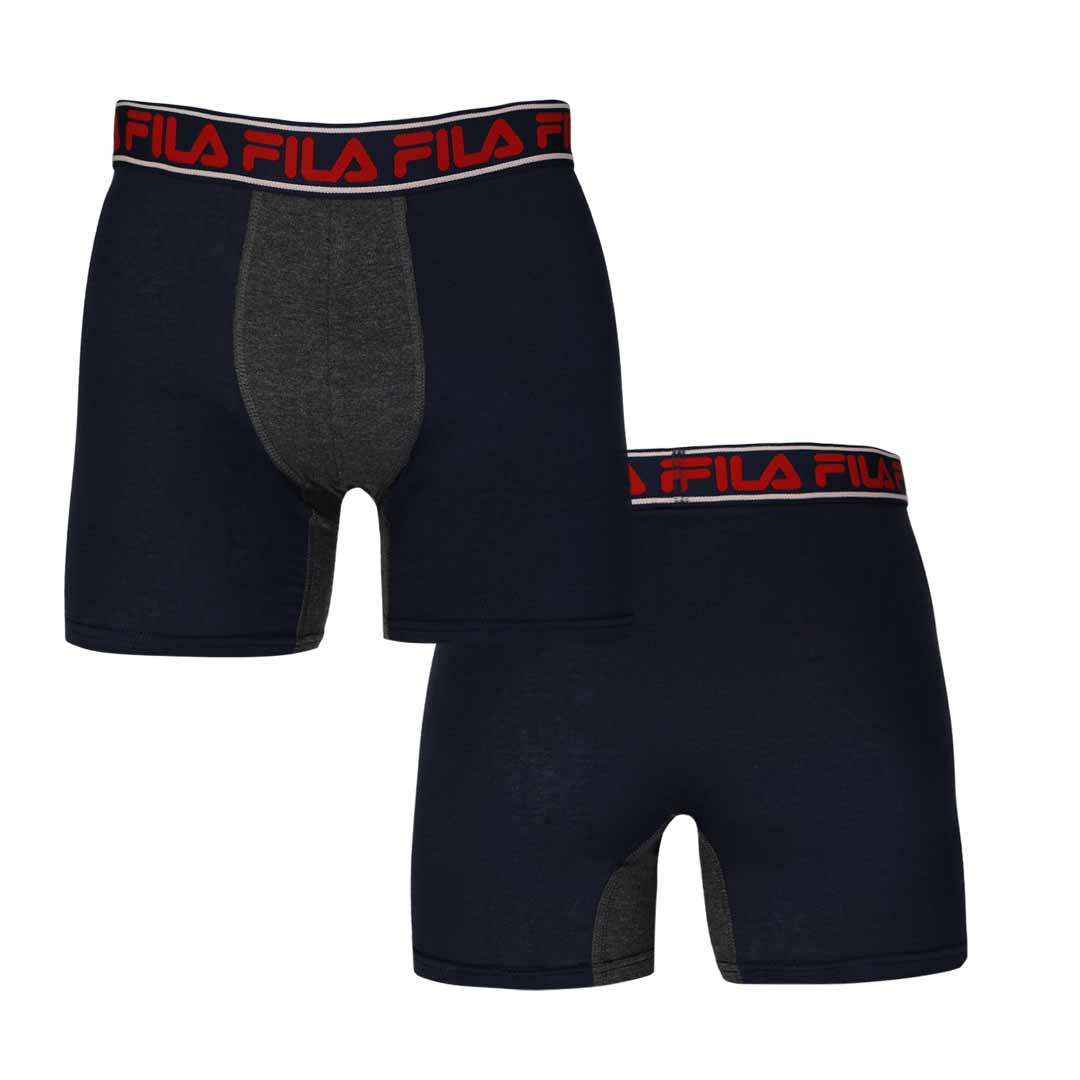 FILA - Men's 4 Pack Boxer Brief (FM412BXCS15 410) - Image 4