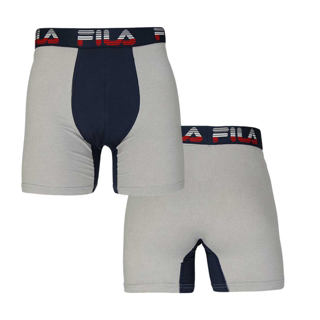 FILA - Men's 4 Pack Boxer Brief (FM412BXPB9 410) - Image 3