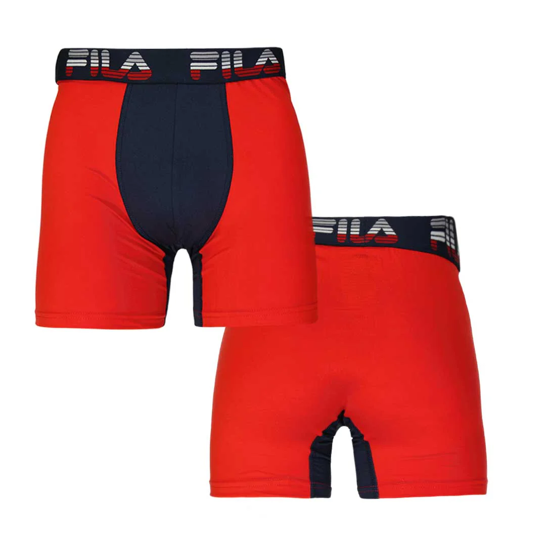 FILA - Men's 4 Pack Boxer Brief (FM412BXPB9 410) - Image 4