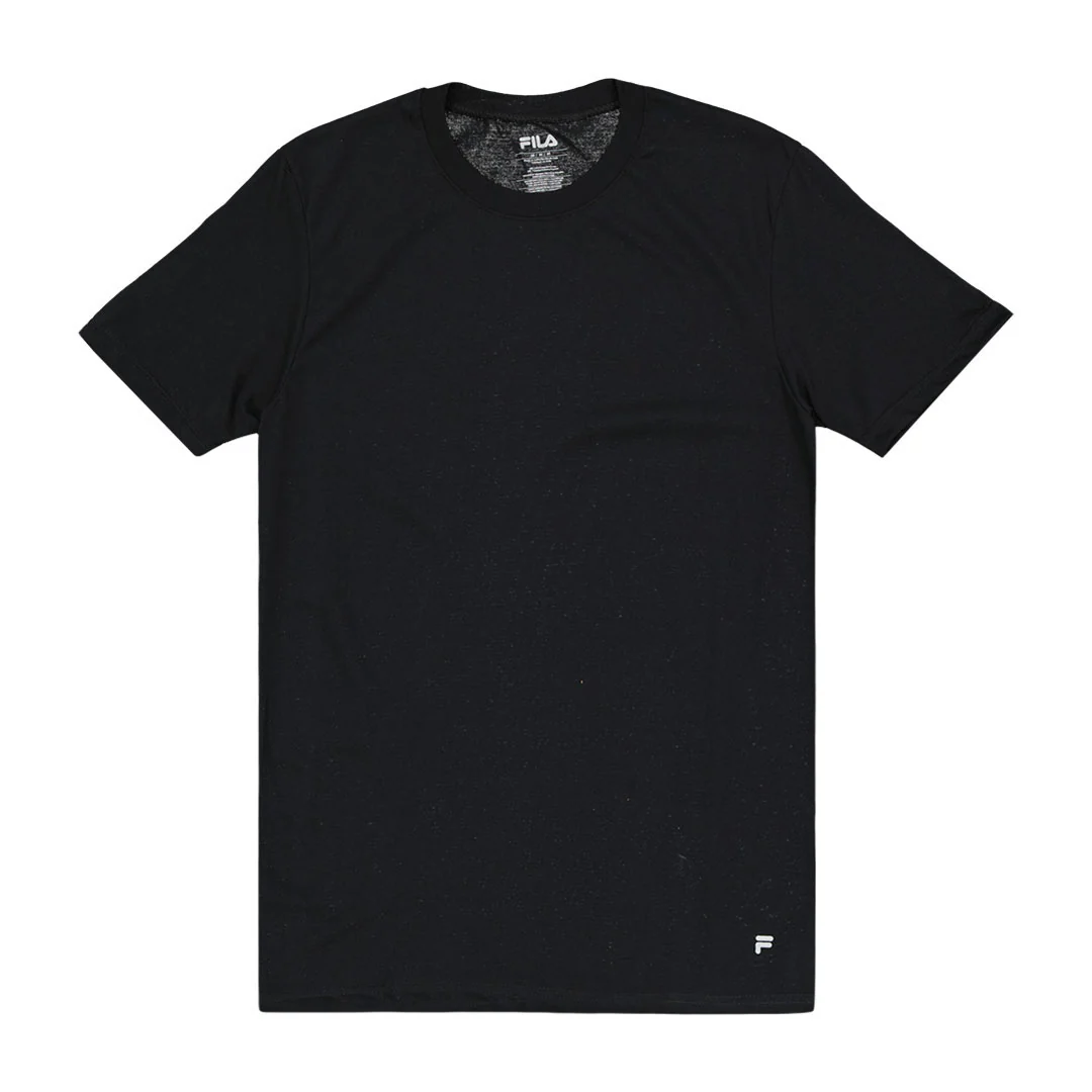 FILA - Men's 4 Pack Crew Neck T-Shirt (FM0314CT MULTIBLK) - Image 3