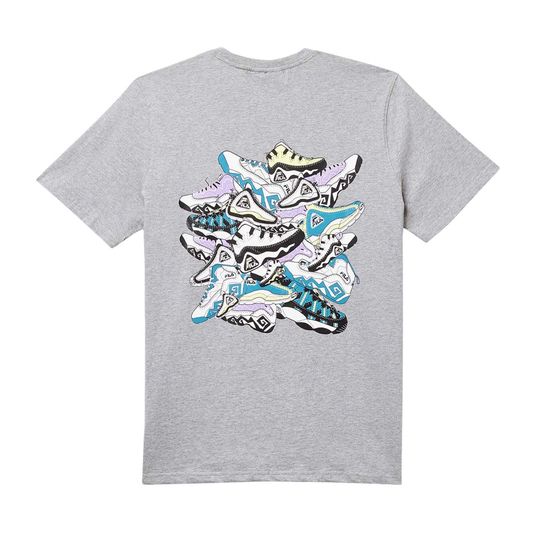 FILA - Men's Shoe Tower Graphic T-Shirt (LM11B454 073) - Image 2