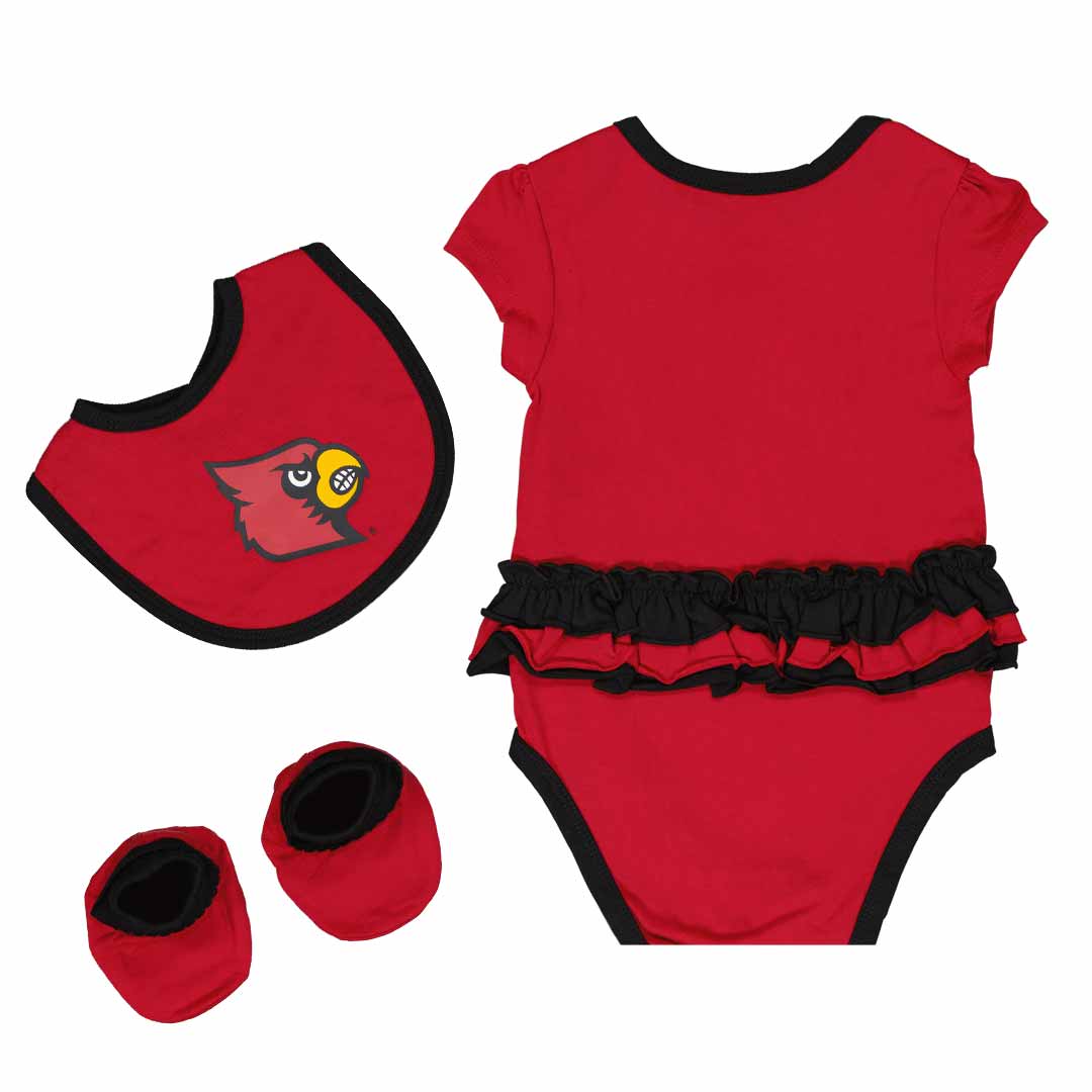 Girls' (Infant) Louisville Cardinals Trifecta Set (K413JQ 55) - Image 2