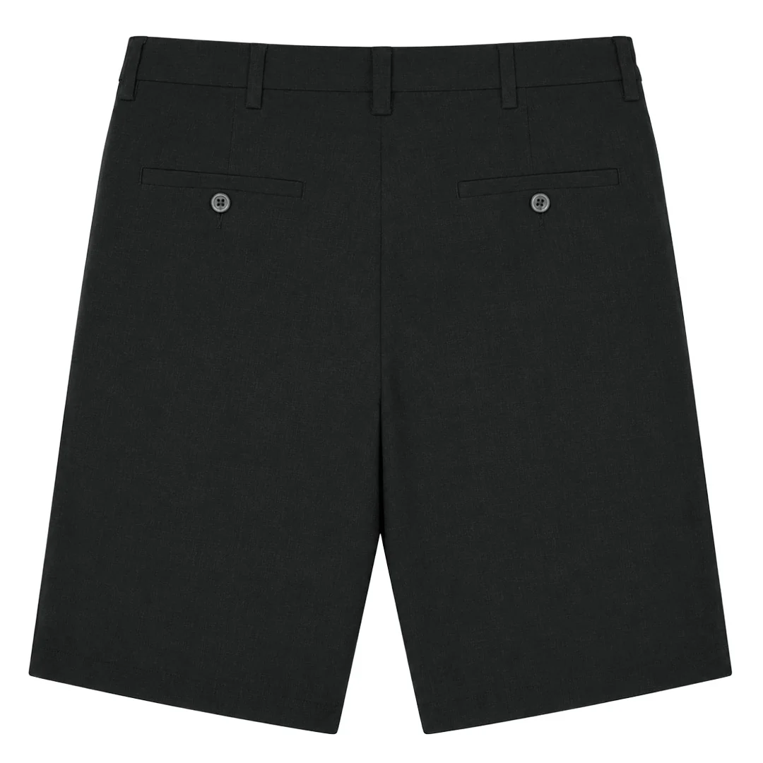Haggar - Men's Plain Stretch Heather Shorts (HS50027 001) - Image 2