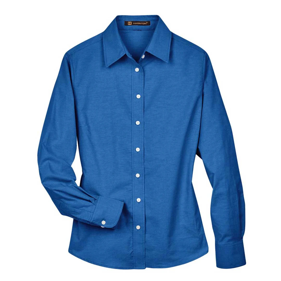 Harriton - Women's Oxford Long Sleeve Dress Shirt (M600W 53)