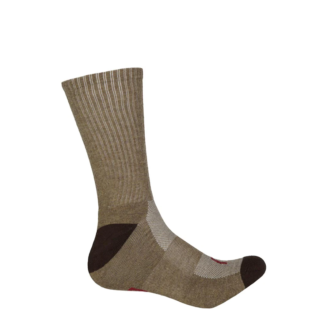 Head - Men's Cushion 6 Pack Crew Socks (HEAMHSR017 TAU) - Image 6