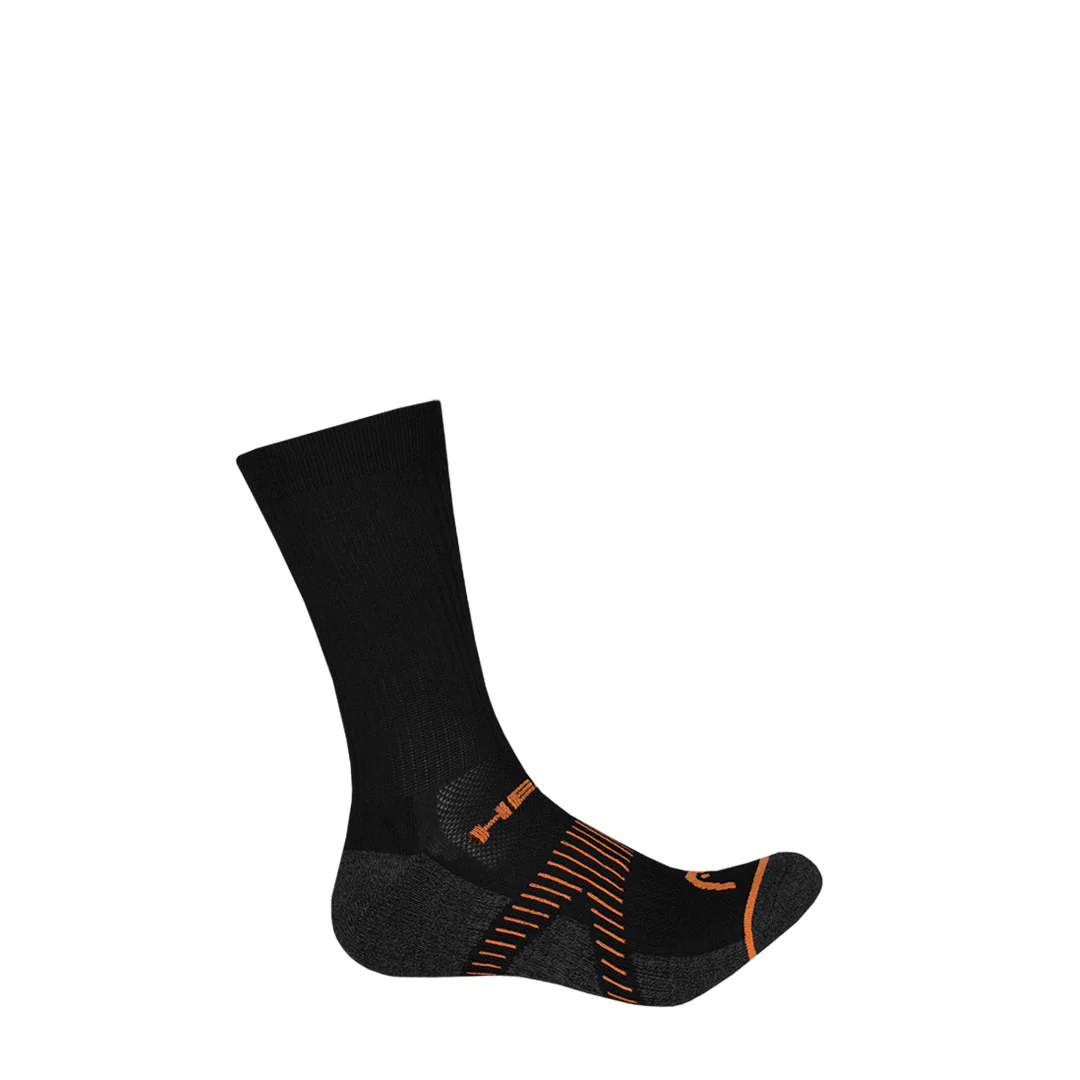 Head - Men's Cushion 8 Pack Crew Socks (HEMH030 BLK) - Image 3