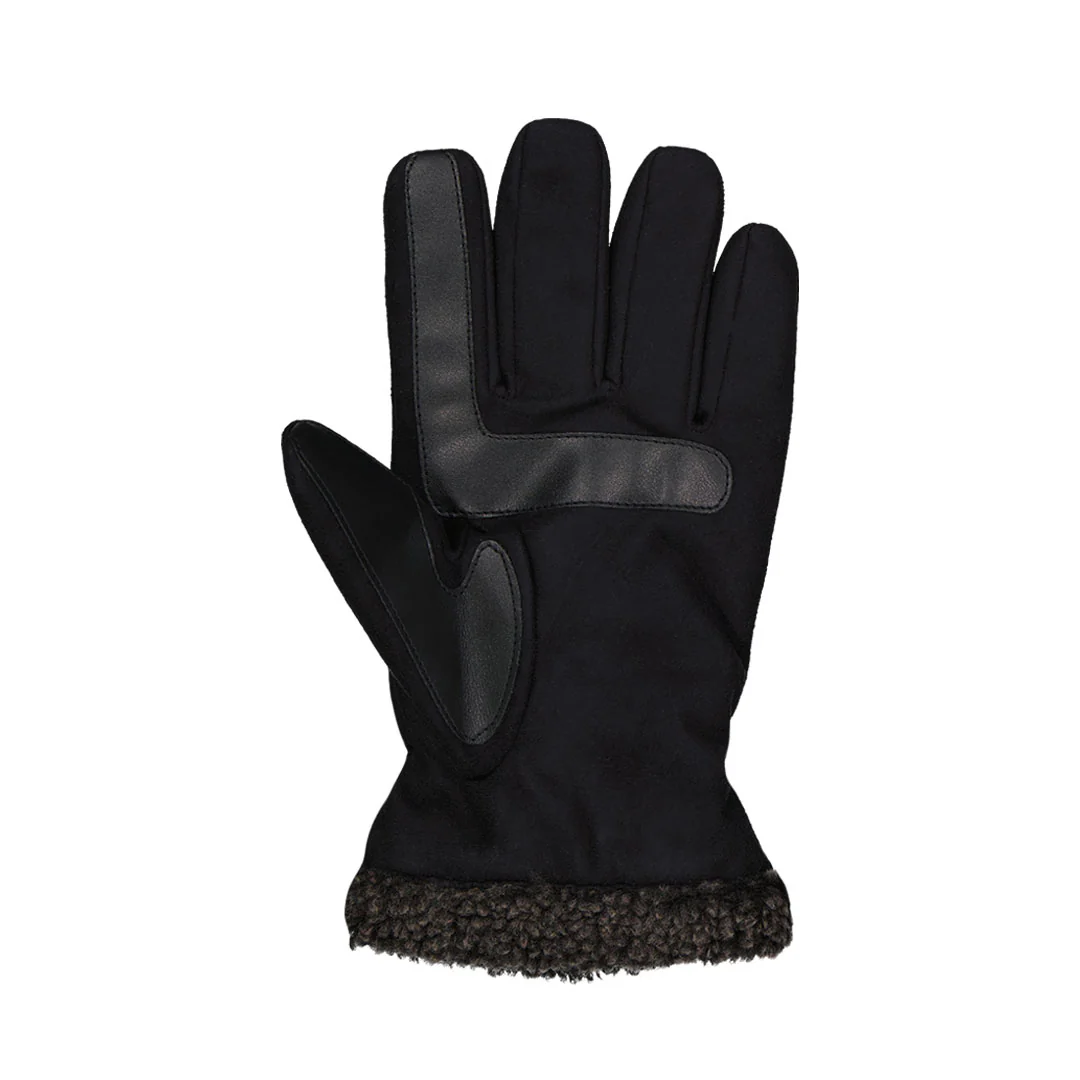 Isotoner - Men's Microsuede Berber Gloves (7H488 BLK) - Image 3