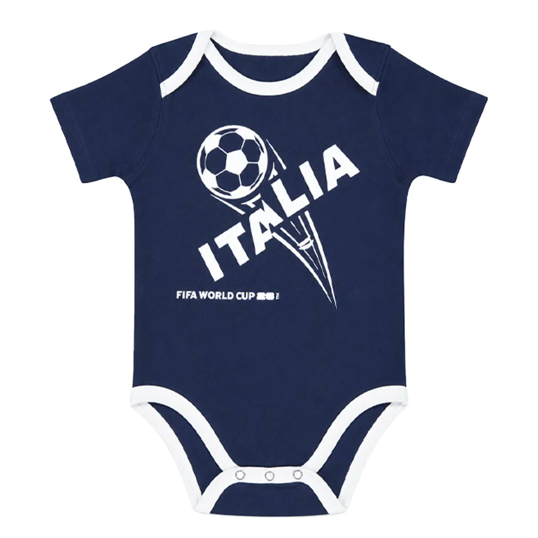 Kids' (Infant) FIFA World Cup 2026 Italy 3 Piece Creeper Set (HKII19AG2 ITA) - Image 2