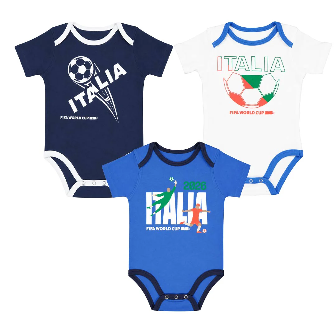 Kids' (Infant) FIFA World Cup 2026 Italy 3 Piece Creeper Set (HKIN19AG2 ITA)