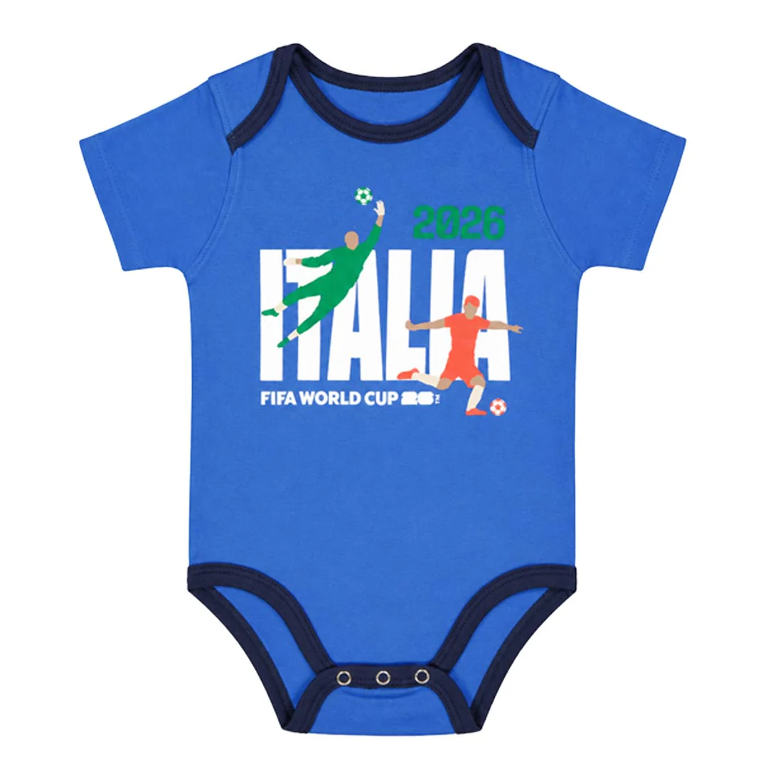 Kids' (Infant) FIFA World Cup 2026 Italy 3 Piece Creeper Set (HKIN19AG2 ITA) - Image 2