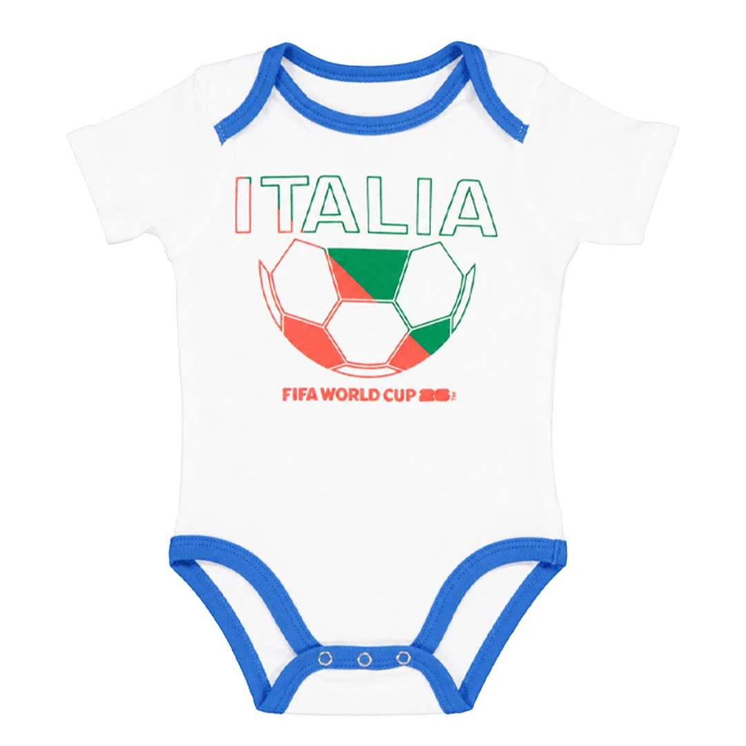 Kids' (Infant) FIFA World Cup 2026 Italy 3 Piece Creeper Set (HKIN19AG2 ITA) - Image 3