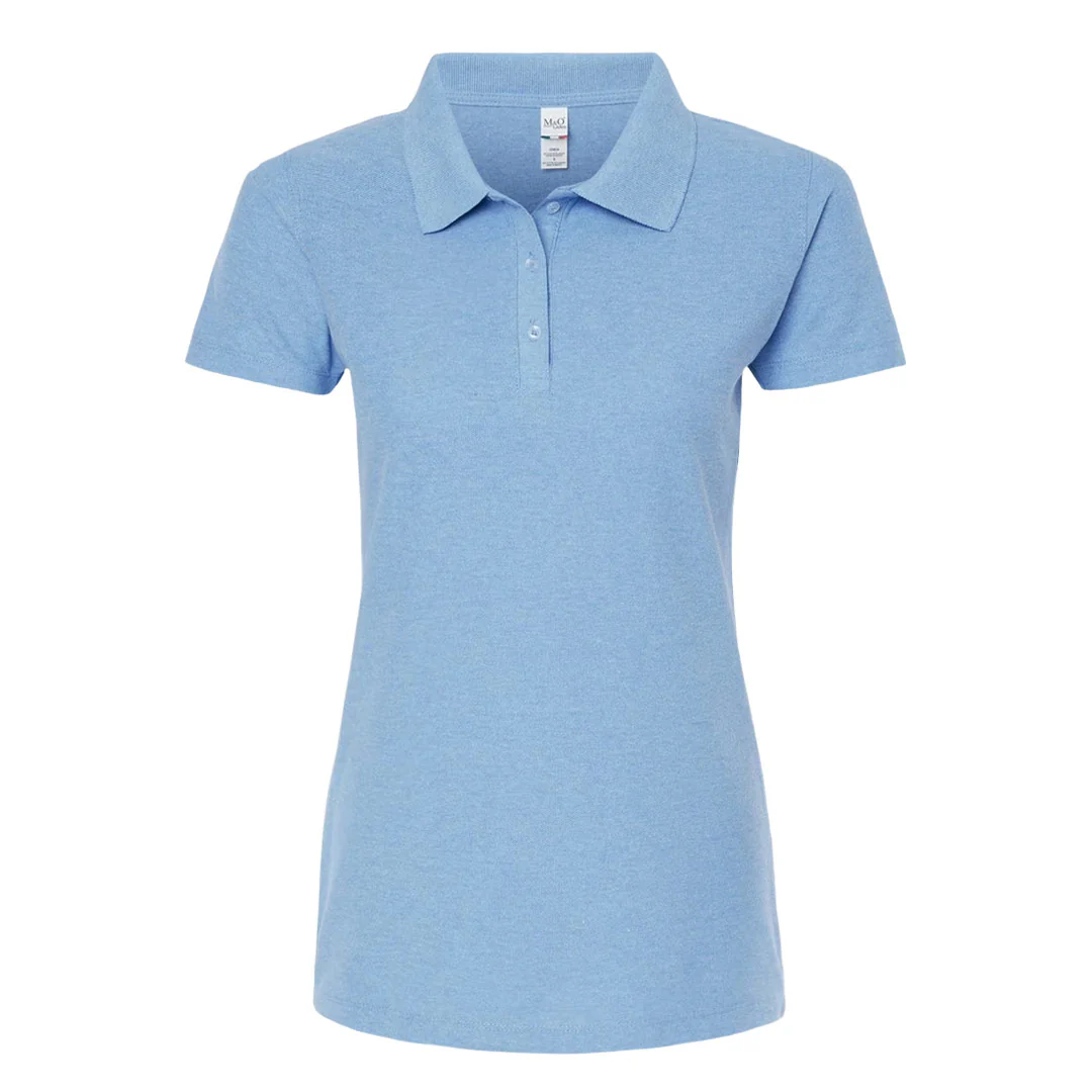 M&O - Women's Soft Touch Polo (7007 X3627)