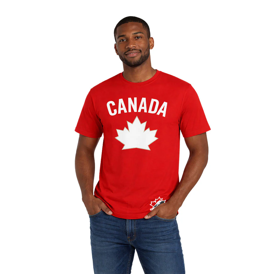 Men's Proud Hockey Canada T-Shirt (HOCA04BMSC3A1PB 62RED) - Image 2