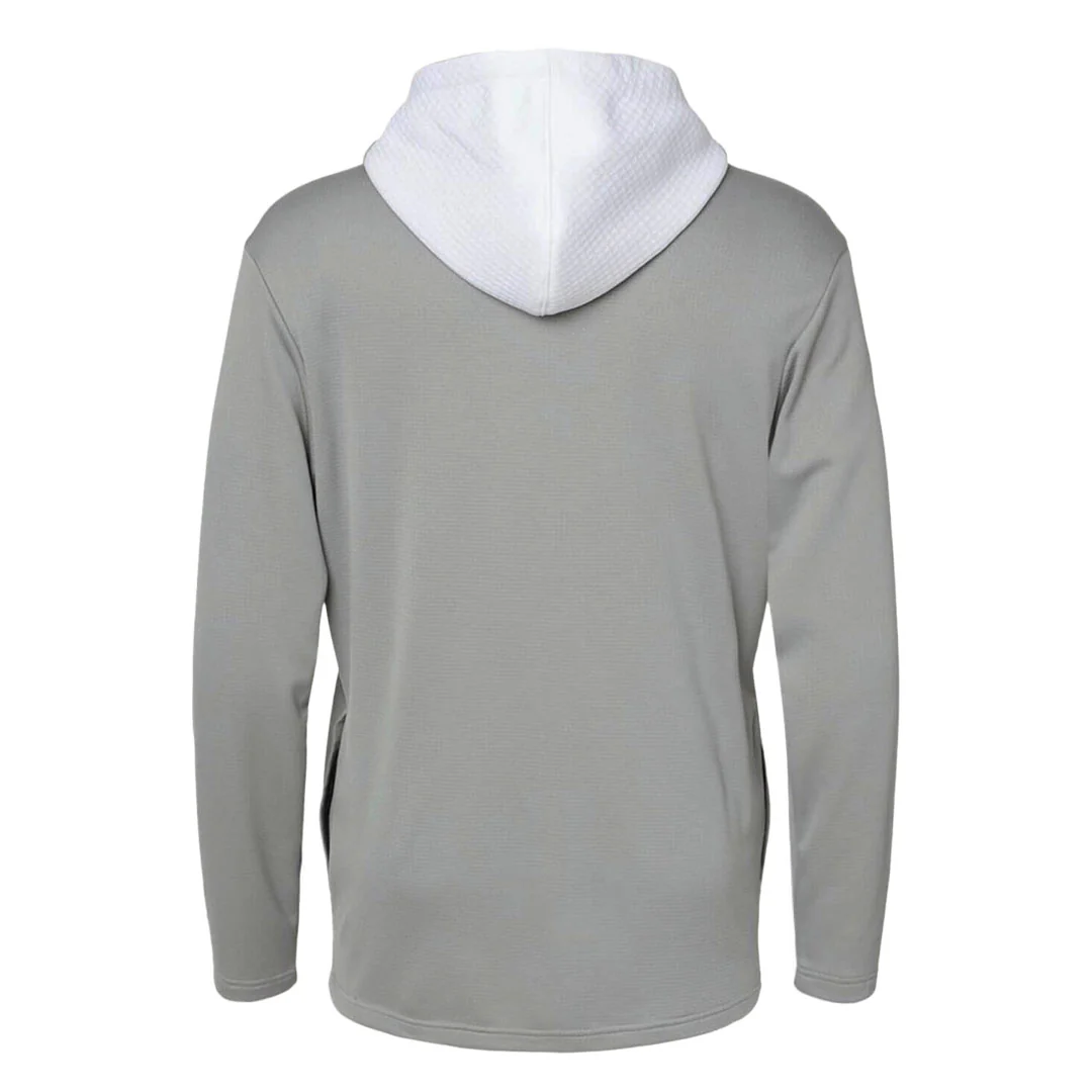 adidas - Men's Textured Midweight Hoodie (GU3939 GRY) - Image 4