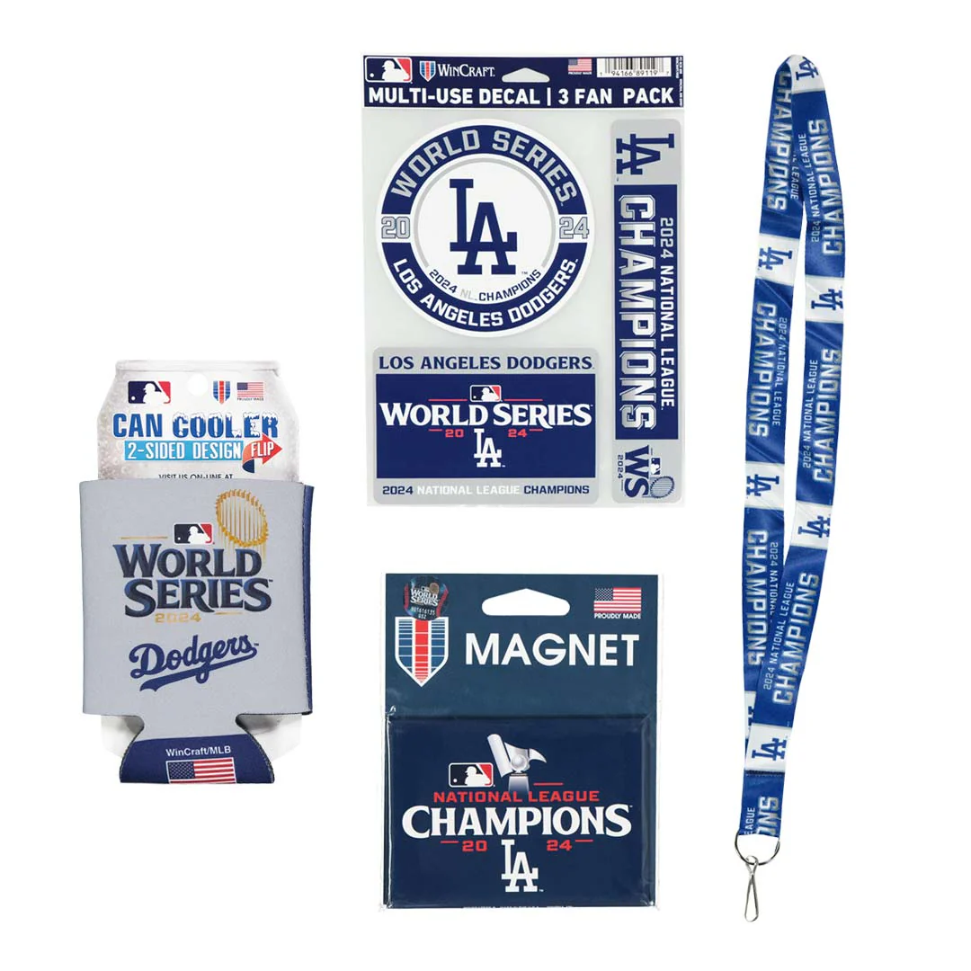 MLB - Los Angeles Dodgers 2024 National League Champions Fan Set (89535312)