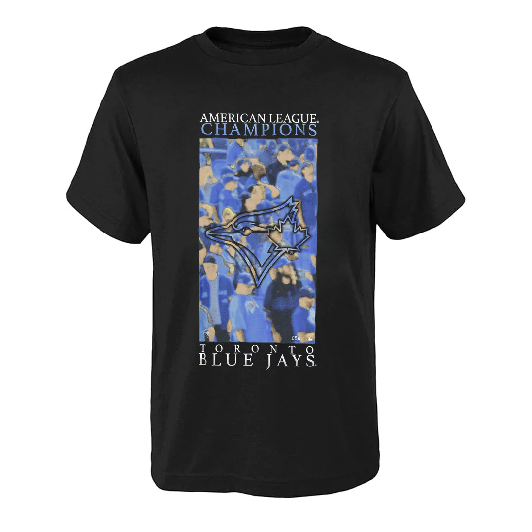 MLB - Men's Toronto Blue Jays American League Champions T-Shirt (XVML0M1MSC3A1PB 00BLK)