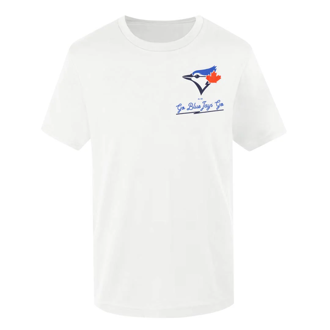 MLB - Men's Toronto Blue Jays Go Jays Go T-Shirt (XVML0D4MSC3A1PB 10WHT)