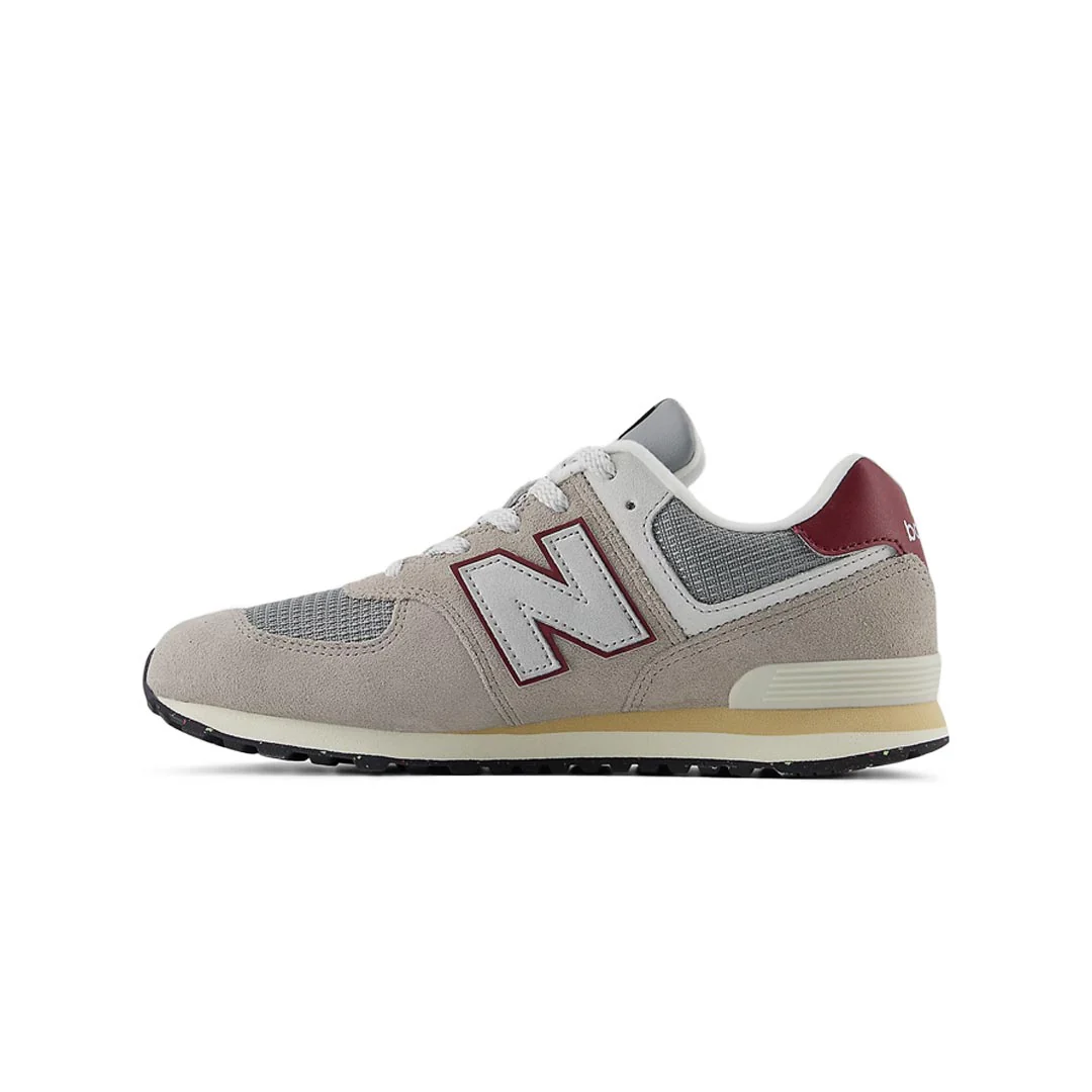 New Balance - Kids' (Junior) 574 Lace Shoes (Wide) (GC574SKB-W) - Image 2