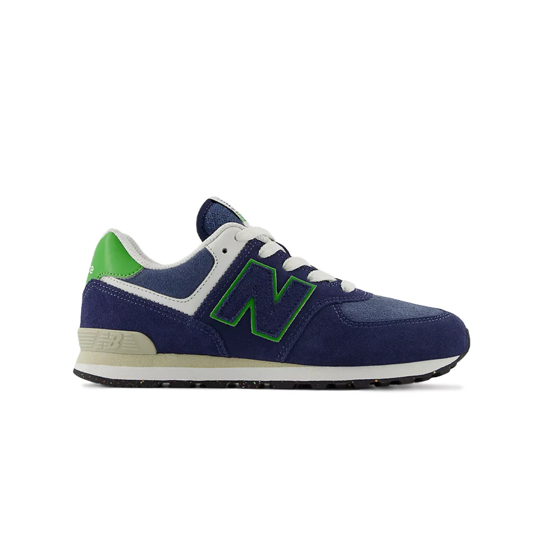 New Balance - Kids' (Junior) 574 Shoes (GC574QBL-M)
