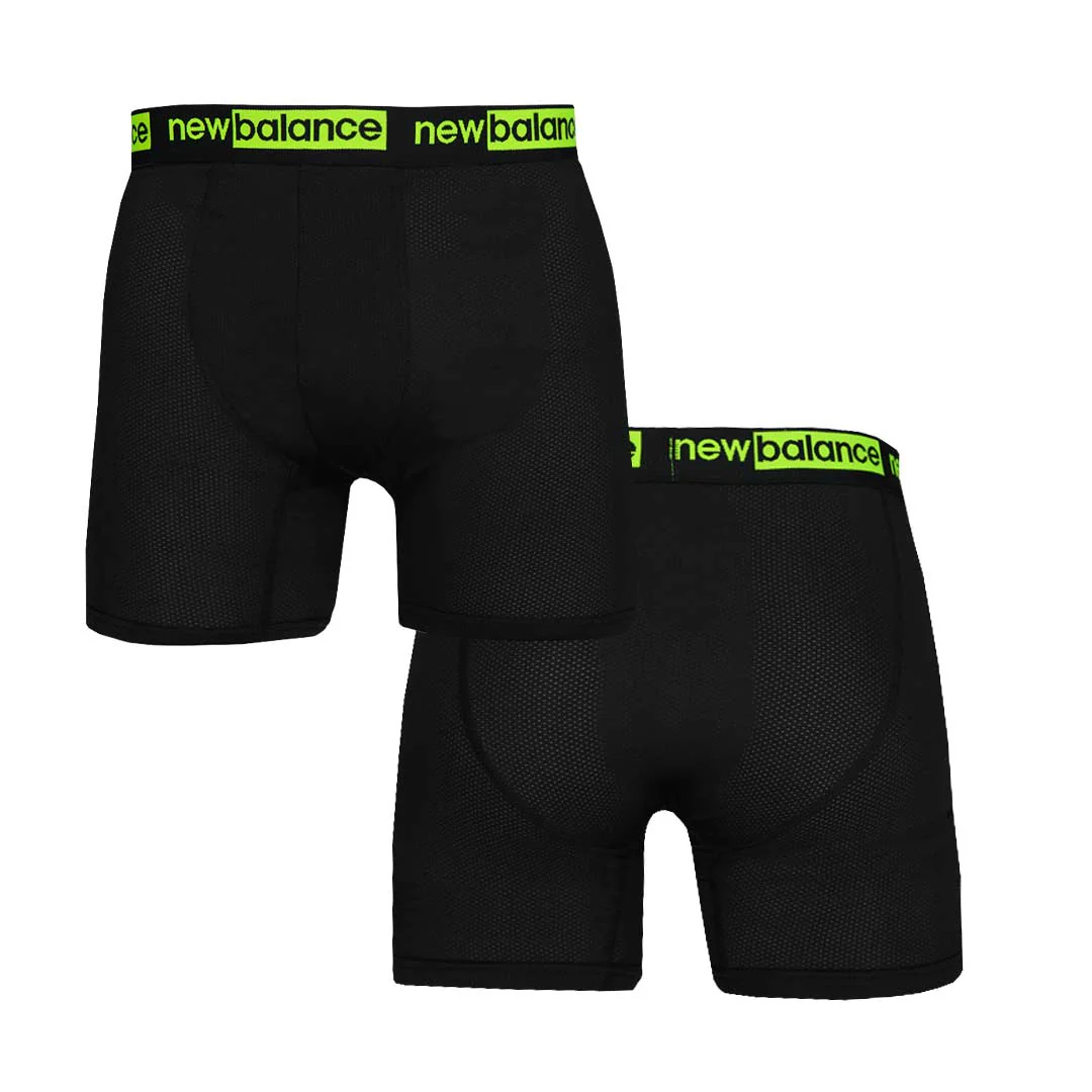 New Balance - Men's 4 Pack Athletic Mesh Boxer Brief (NB3015-4 704N) - Image 5