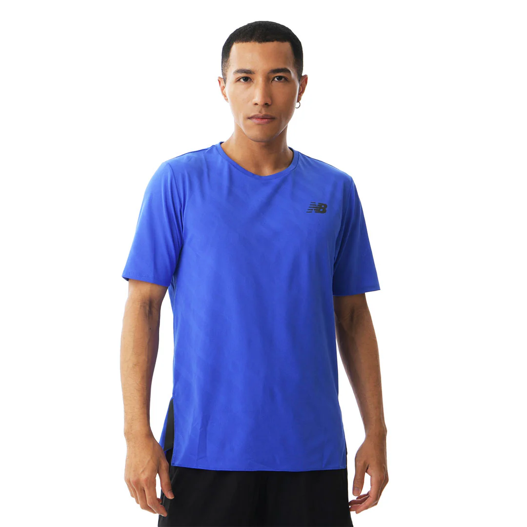 New Balance - Men's Q Speed Jacquard Short Sleeve T-Shirt (MT23281 MIB) - Image 2