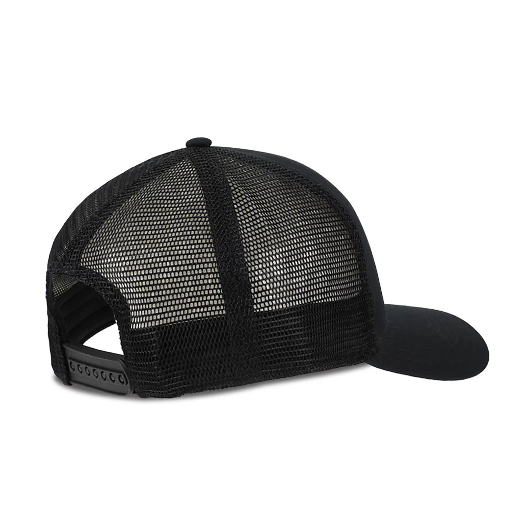 New Balance - Unisex Stacked Patch Logo Trucker Hat (LAH51016 BK) - Image 3