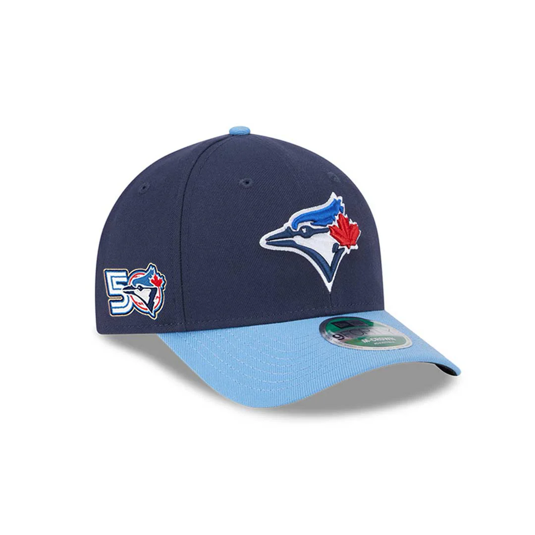 New Era - Toronto Blue Jays 50th Anniversary Player Replica 9FORTY M-Crown Snapback Hat (60960501) - Image 2