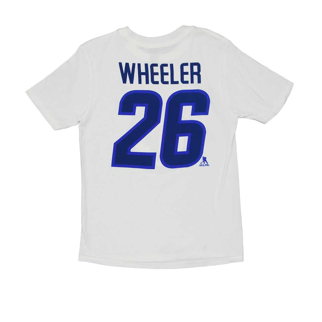 NHL - Kids' (Infant) Winnipeg Jets Wheeler Player Flat Short Sleeve T-Shirt (HK5I1HC00SA9 WNPBW) - Image 2