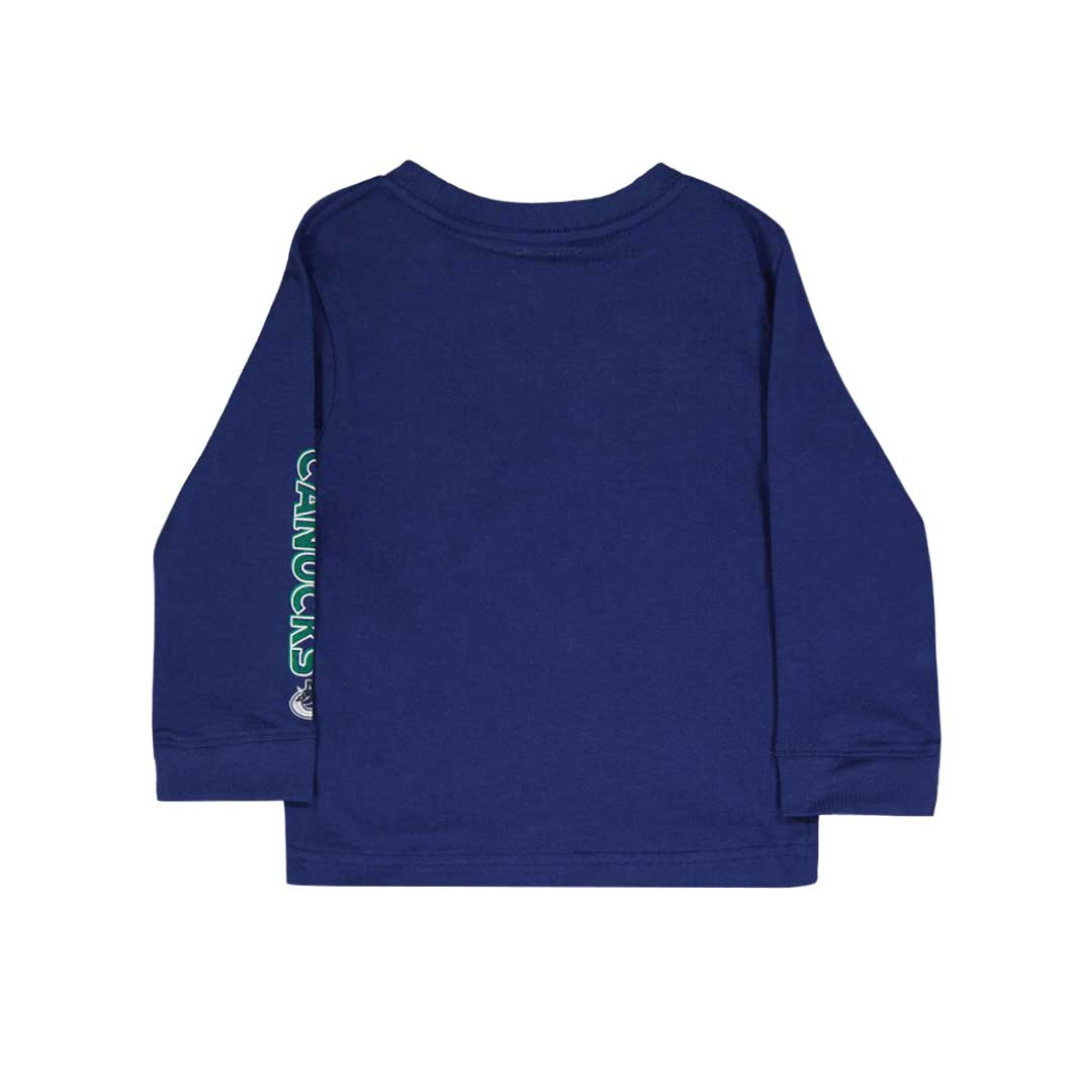 NHL - Kids' (Toddler & Infant) Vancouver Canucks Long Sleeve T-Shirt (HK5I2HC9P CNK) - Image 2