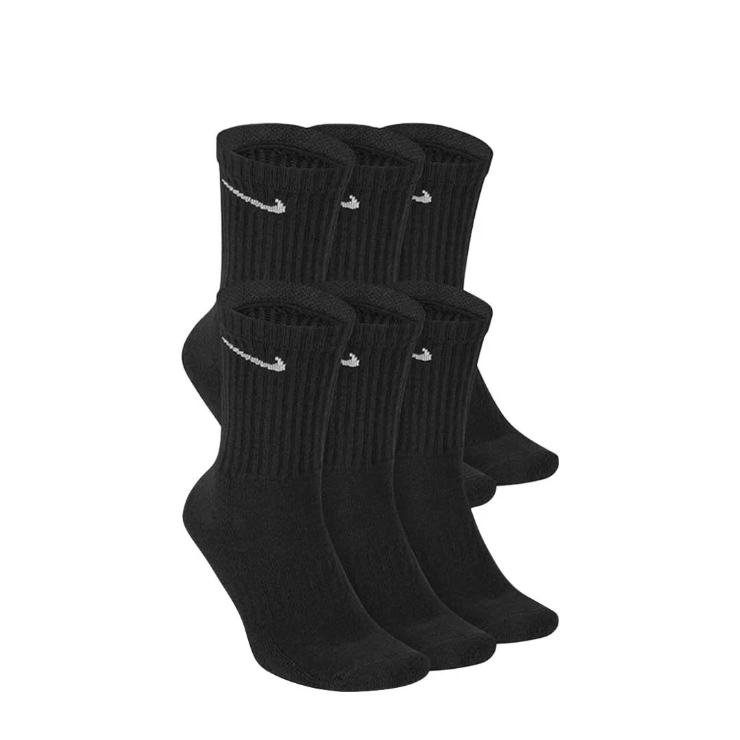 Nike - Kids' (Junior) 6 Pack Everyday Crew Socks (SX6910 010) - Image 2