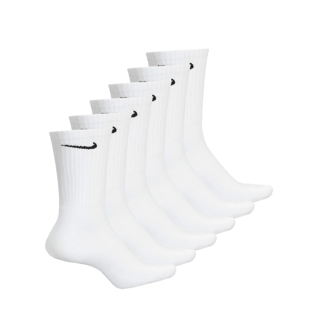 Nike - Kids' (Junior) 6 Pack Everyday Crew Socks (SX6910 100)