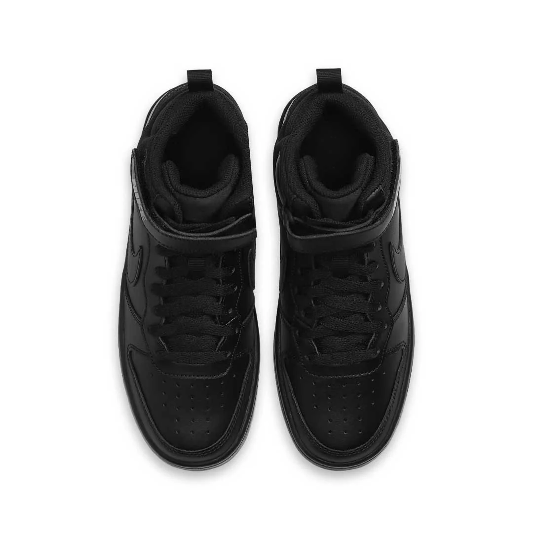 Nike - Kids' (Junior) Court Borough Mid 2 Shoes (CD7782 001) - Image 4