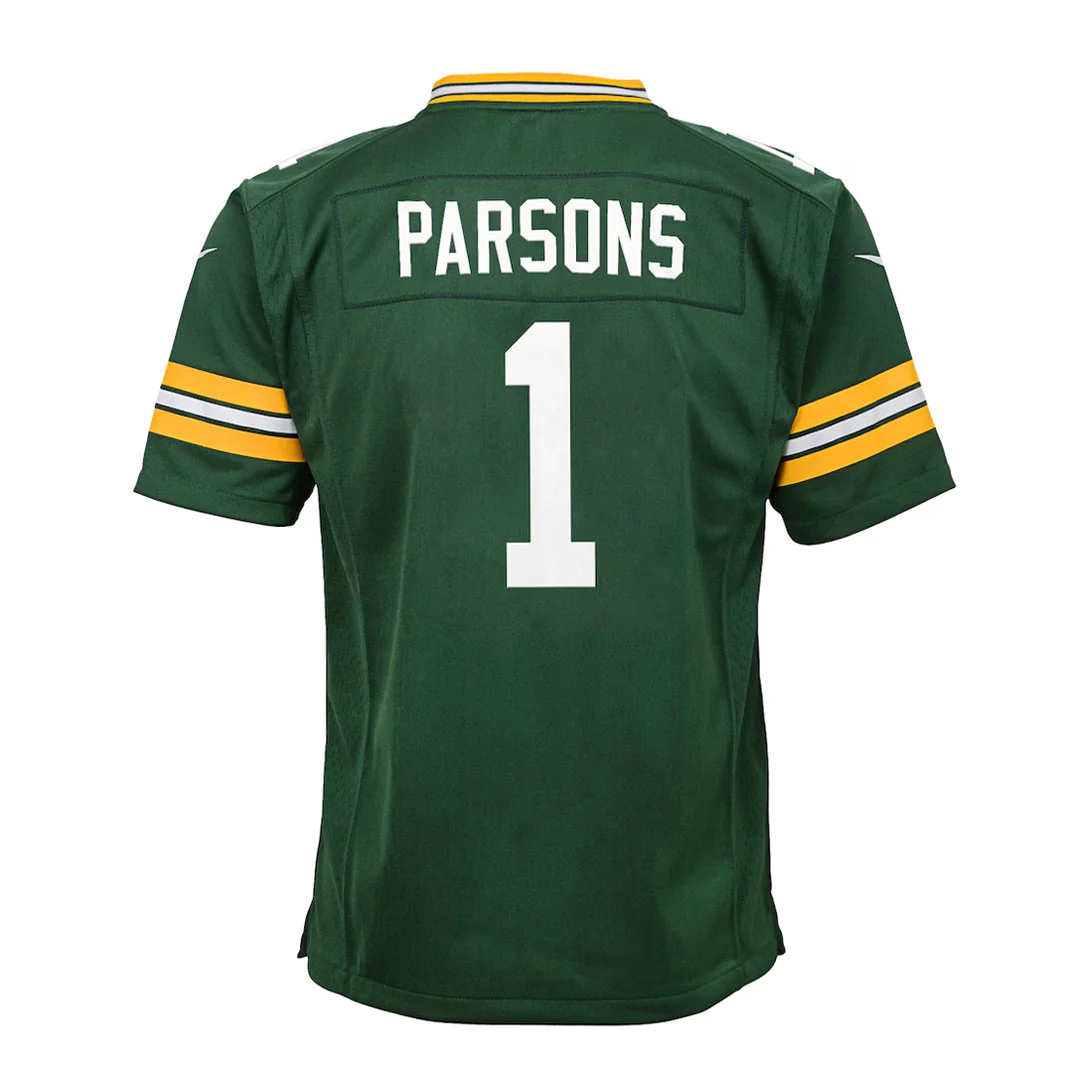 Nike - Kids' (Junior) Green Bay Packers Micah Parsons Game Player Jersey (HZ1B7N1P9 PCKMP) - Image 2