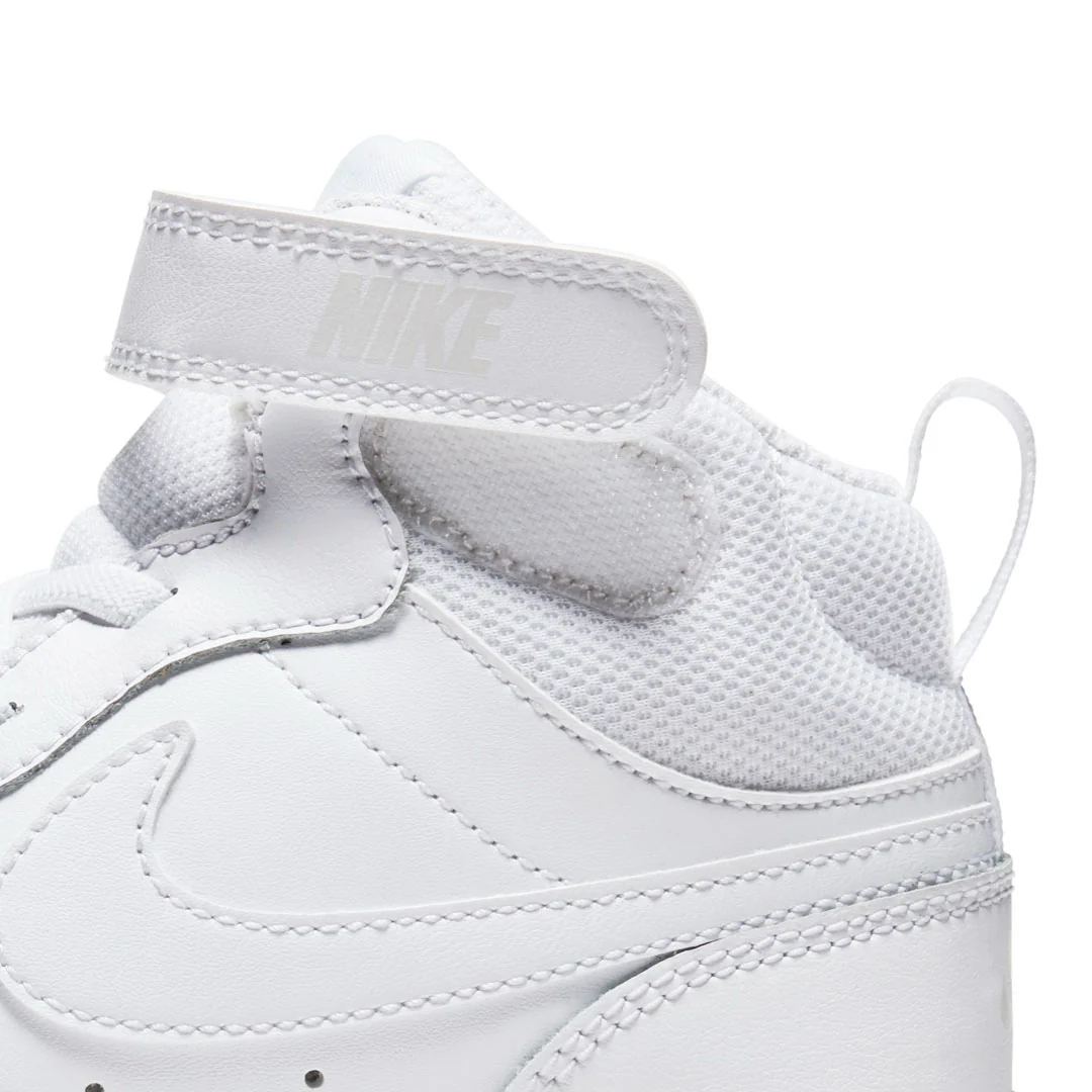 Nike - Kids' (Preschool) Court Borough Mid 2 Shoes (CD7783 100) - Image 5