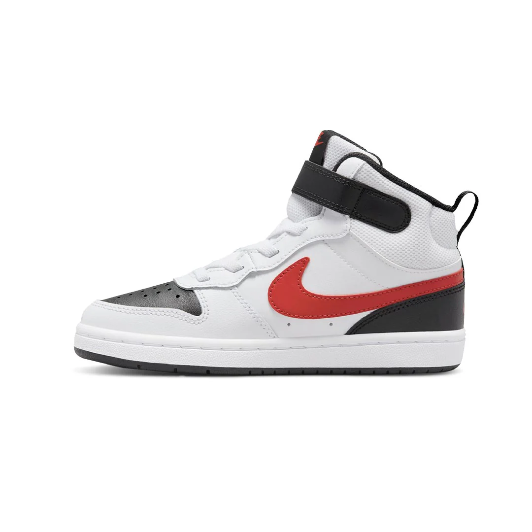 Nike - Kids' (Preschool) Court Borough Mid 2 Shoes (CD7783 110) - Image 2