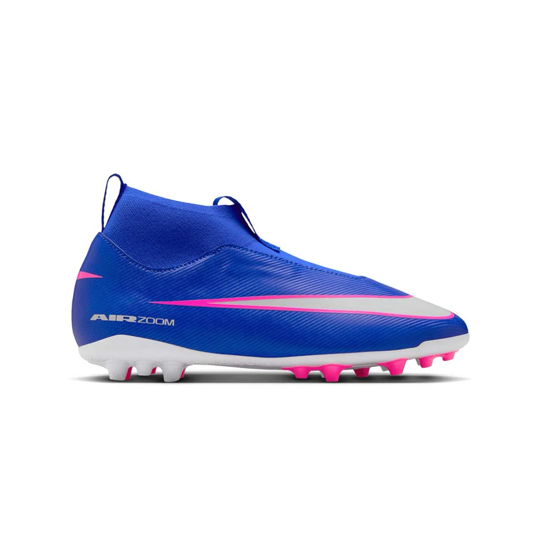 Nike - Kids' (Preschool & Junior) Mercurial Superfly 10 Academy Artificial Grass Soccer Cleats (FQ8308 446)