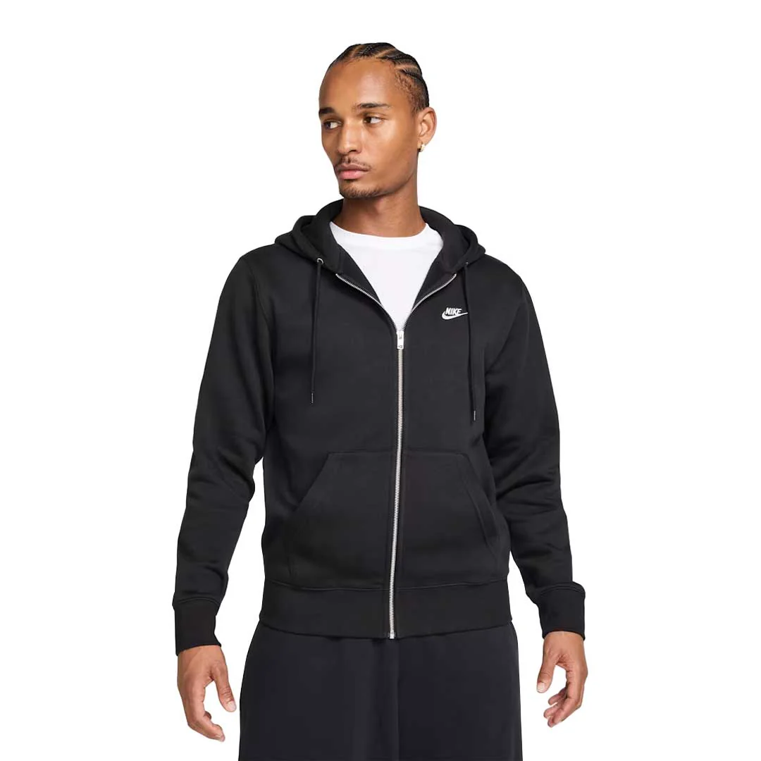 Nike - Men's Club Full Zip Fleece Hoodie (FN3861 010) - Image 2
